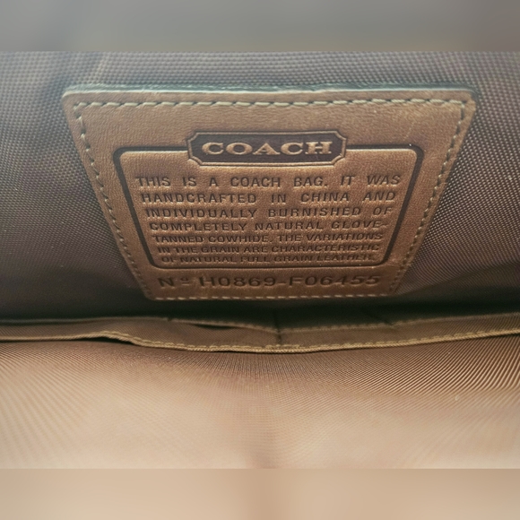 Men's Vintage Coach Thompson Executive Briefcase - Picture 5 of 5